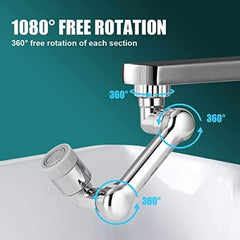 1080° Rotating Robotic Arm Faucet Extender