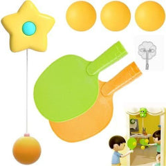Hanging Ping Pong Trainer: Indoor Solo Table Tennis Game