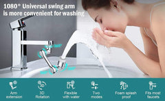 1080° Rotating Robotic Arm Faucet Extender